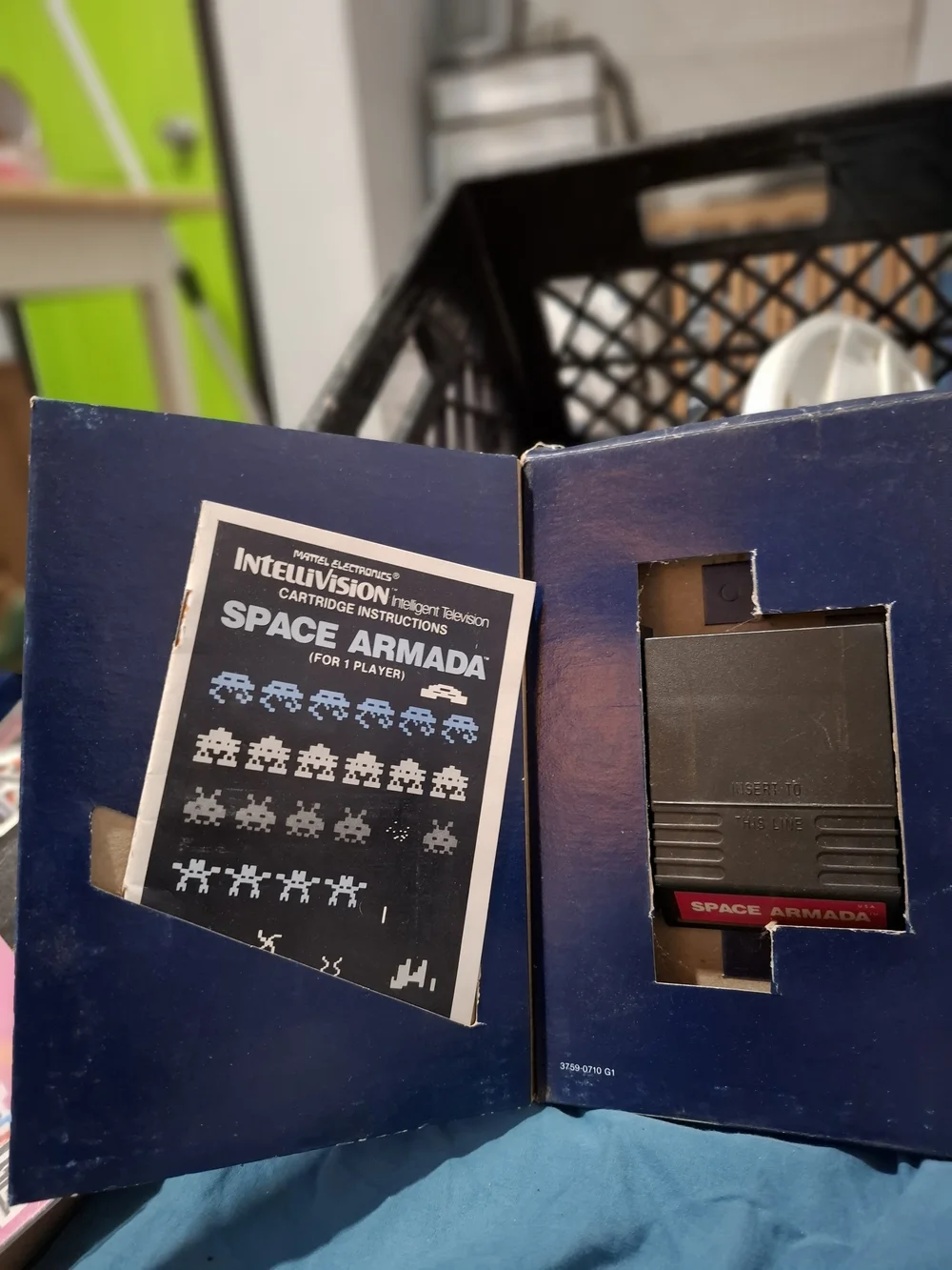 Space Armada Video Game - Navy Blue Packaging